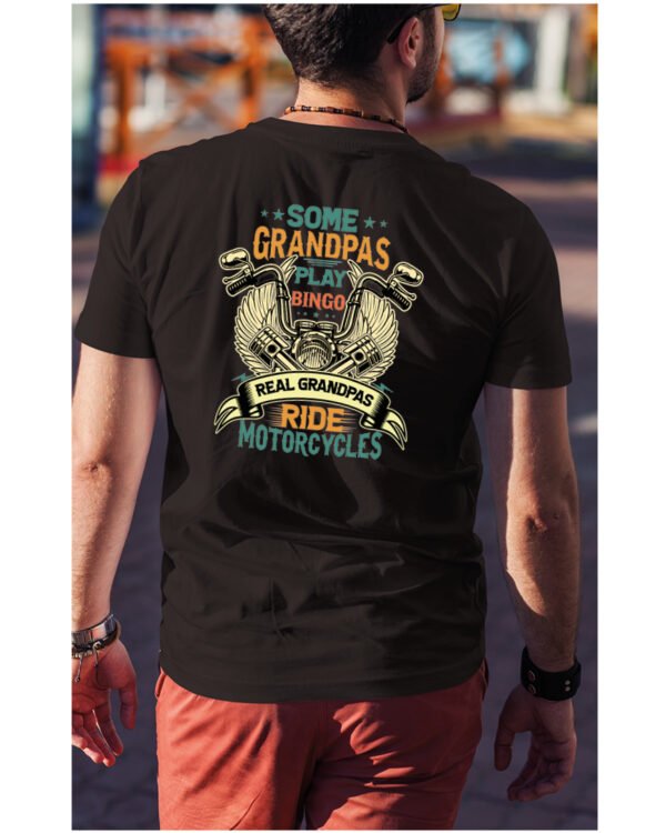 Koszulka Grandpas Who Ride <br>Dziadkowie na pełnym gazie - Unisex, dla niego