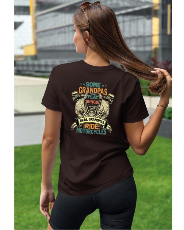 Koszulka Grandpas Who Ride <br>Dziadkowie na pełnym gazie - Unisex, dla niej