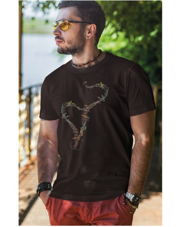 Koszulka Rytm Miłości <br>Muzyczne Serce - Unisex, dla niego