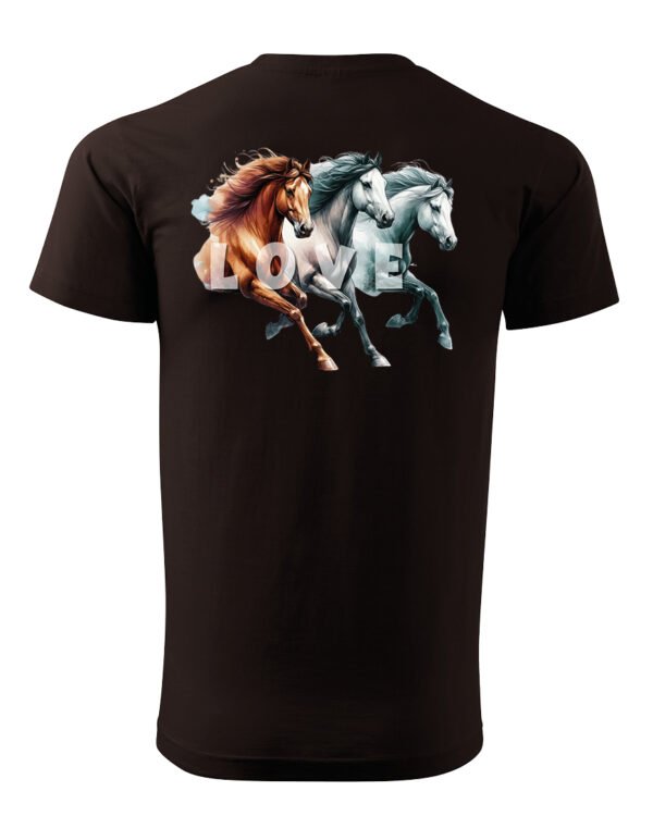 Koszulka Miłość w Galopie <br>Konie i wolność - Unisex, dla niego