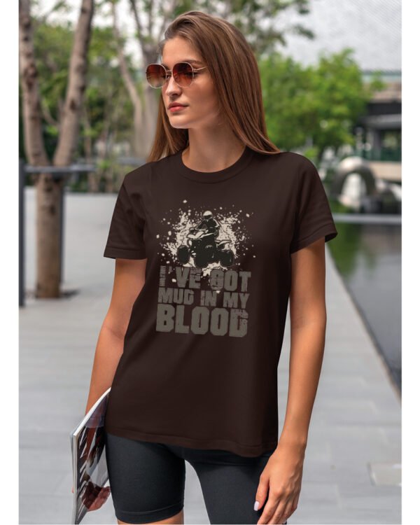 Koszulka I've got mud in my Blood <br>Styl Off-Road - Unisex, dla niej