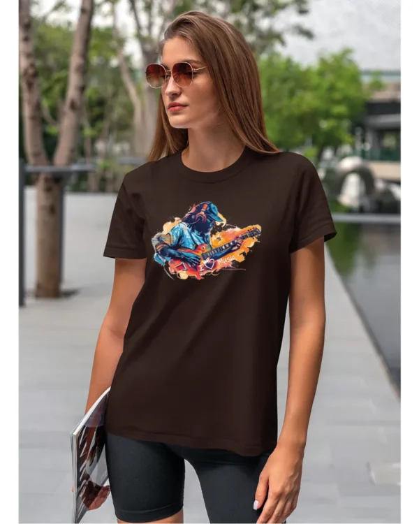 Koszulka Kocham muzykę <br>Pasja do dźwięków - Unisex, dla niej