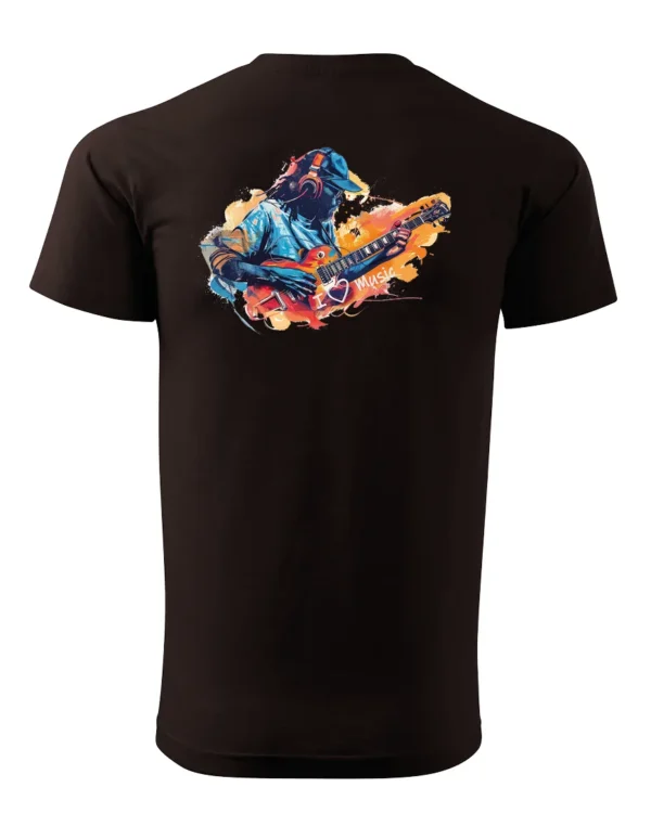 Koszulka Kocham muzykę <br>Pasja do dźwięków - Unisex, dla niego