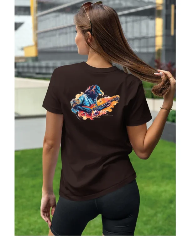 Koszulka Kocham muzykę <br>Pasja do dźwięków - Unisex, dla niej
