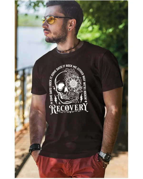 Koszulka Recovery <br>Rock'n'rollowy powrót - Unisex, dla niego, edycja White
