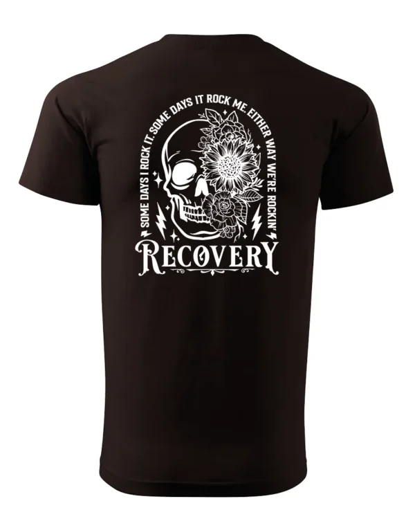 Koszulka Recovery <br>Rock'n'rollowy powrót - Unisex, dla niej, edycja White