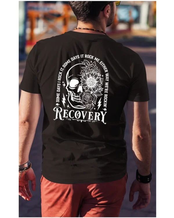 Koszulka Recovery <br>Rock'n'rollowy powrót - Unisex, dla niego, edycja White