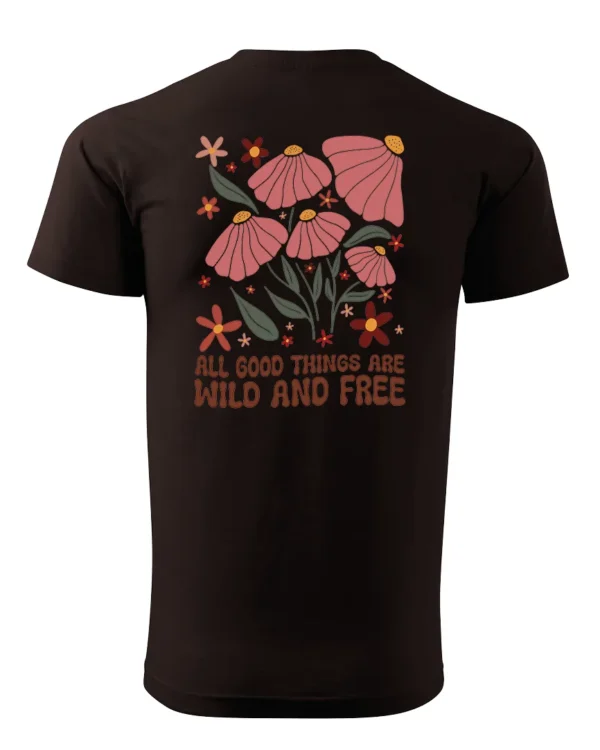Koszulka Wild and Free <br>Piękno natury - Unisex, dla niej