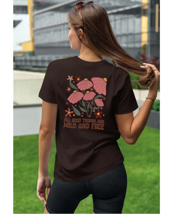 Koszulka Wild and Free <br>Piękno natury - Unisex, dla niej