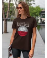 Koszulka Football <br>Miłość do gry - Unisex, dla niej