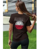 Koszulka Football <br>Miłość do gry - Unisex, dla niej
