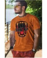 Koszulka unisex napis “Shut up”, dla niego – wybierz kolor!