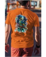 Koszulka unisex "Neonowy rowerzysta", dla niego – wybierz kolor!