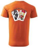 Koszulka unisex napis “God save me from false friends”, dla niej – wybierz kolor!