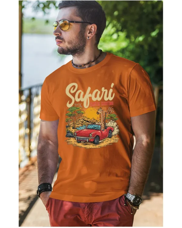Koszulka unisex "Przygoda w safari", dla niego – wybierz kolor!