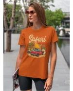 Koszulka unisex "Przygoda w safari", dla niej – wybierz kolor!