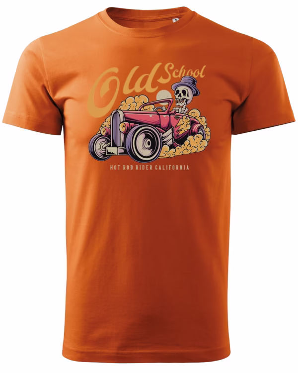Koszulka unisex vintage samochód "Hot rod", dla niej – wybierz kolor!