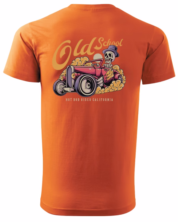 Koszulka unisex vintage samochód "Hot rod", dla niej – wybierz kolor!