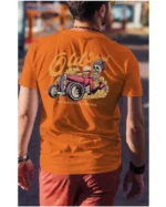 Koszulka unisex vintage samochód "Hot rod", dla niego – wybierz kolor!