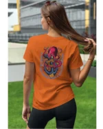 Koszulka unisex "Ośmiornica" z motywem marynarza, dla niej – wybierz kolor!
