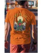 Koszulka unisex "Fitness z zombie, trenuj by przeżyć", dla niego – wybierz kolor!
