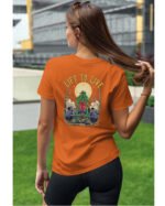 Koszulka unisex "Fitness z zombie, trenuj by przeżyć", dla niej – wybierz kolor!