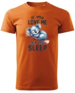 Koszulka Śpiąca koala, "Let me sleep" - Unisex