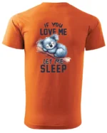Koszulka Śpiąca koala, "Let me sleep" - Unisex