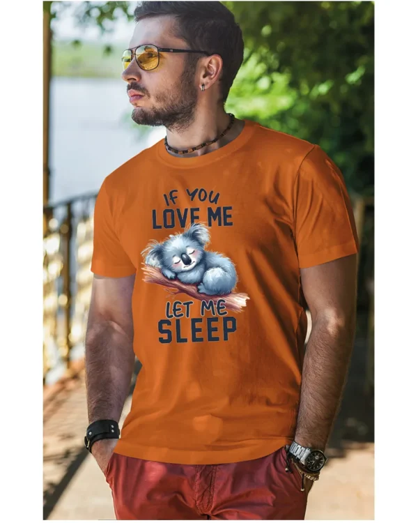 Koszulka Śpiąca koala, "Let me sleep" - Unisex