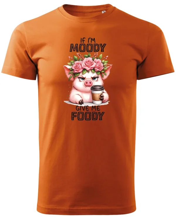 Koszulka Gdy mam humorki, daj mi jedzonko - Unisex