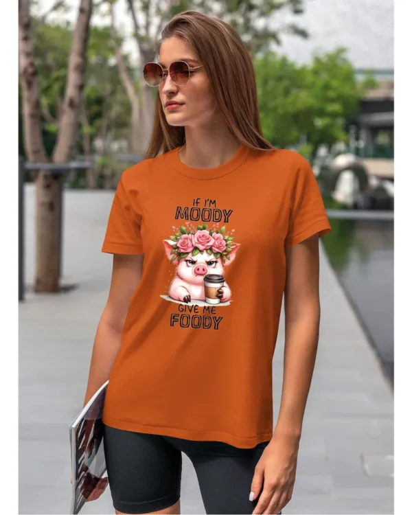 Koszulka Gdy mam humorki, daj mi jedzonko - Unisex