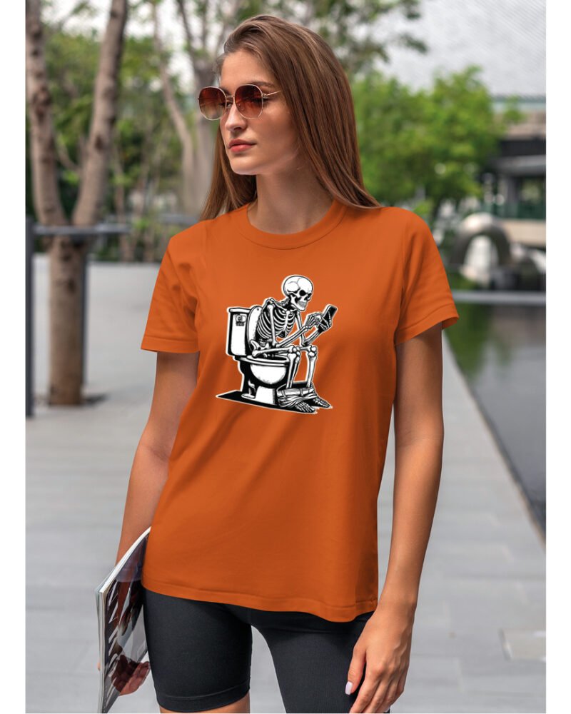 Koszulka Szkielet na toalecie UNISEX