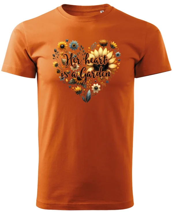 Koszulka Her heart is a garden UNISEX