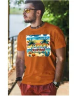 Koszulka Plażowy luz <br>idealna na letnie dni - Unisex, dla niego
