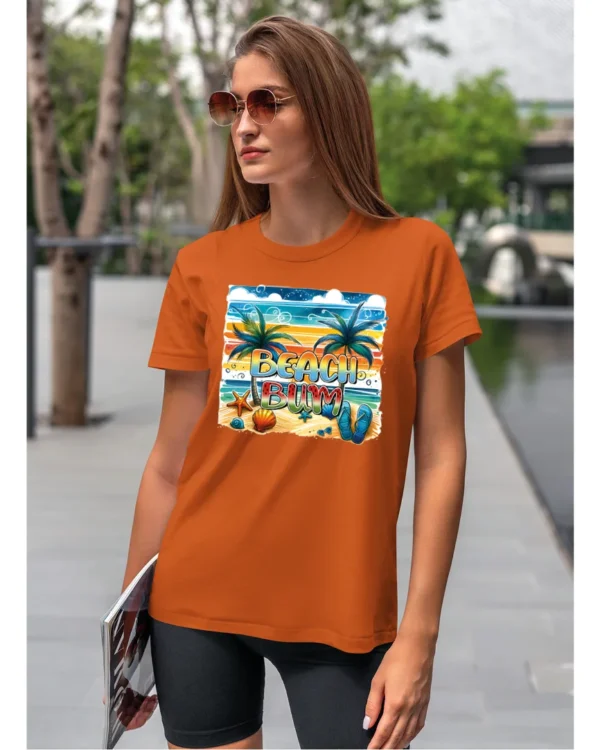 Koszulka Plażowy luz <br>idealna na letnie dni - Unisex, dla niej