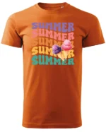 Koszulka Lato pełne smaku <br>delektuj się słodkimi chwilami - Unisex, dla niego