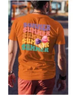 Koszulka Lato pełne smaku <br>delektuj się słodkimi chwilami - Unisex, dla niego