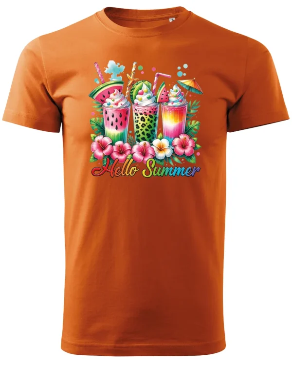 Koszulka Witaj Lato! <br>ciesz się owocowymi smakami - Unisex, dla niego