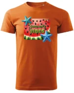 Koszulka Letnie wibracje <br>poczuj radość lata - Unisex, dla niego