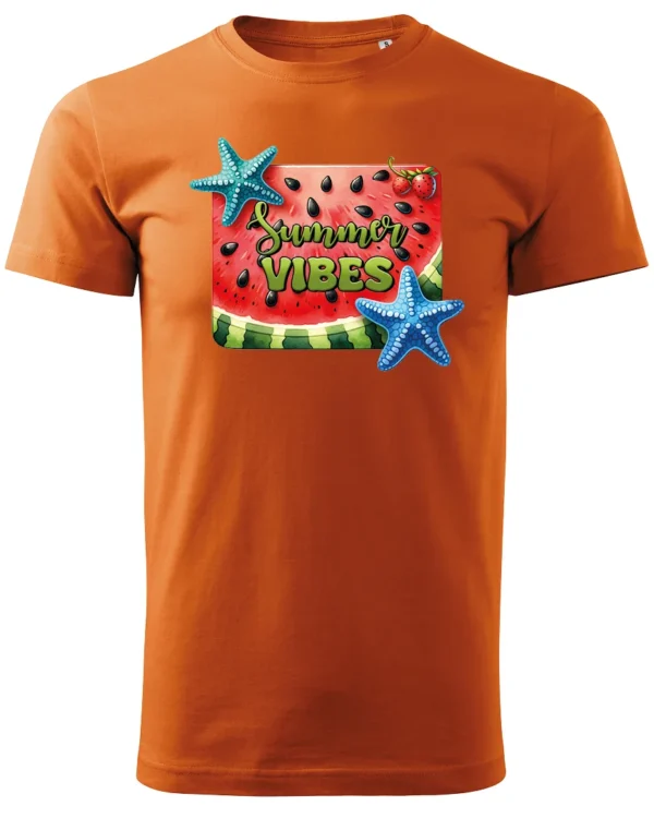Koszulka Letnie wibracje <br>poczuj radość lata - Unisex, dla niego
