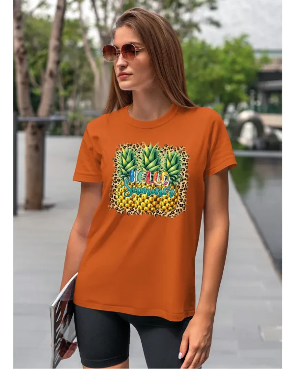 Koszulka Owocowe Lato <br>poczuj tropikalne wibracje - Unisex, dla niej