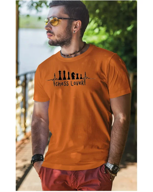 Koszulka Miłośnik szachów <br>bądź królem planszy - Unisex, dla niego
