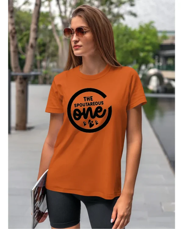 Koszulka wyjątkowy i spontaniczny, „The Spoutareous One” – Unisex