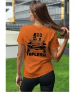 Koszulka Wolność bez ograniczeń, „Go Topless!” – Unisex