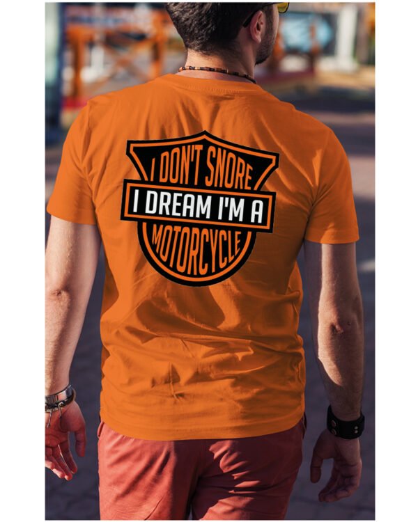 Koszulka I dont snore, I dream I’m a motorcycle – edycja Midnight, Unisex