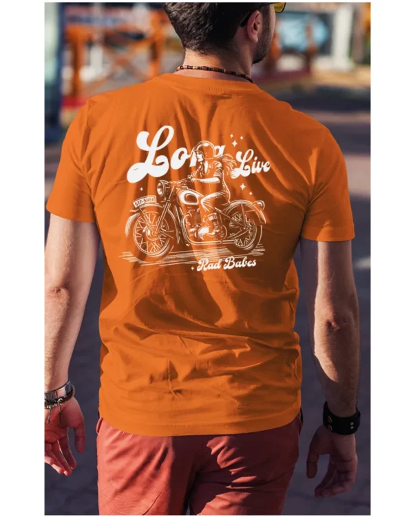 Koszulka Jazda, wolność, niezależność, „Long Live Rad Babes” – edycja White, Unisex