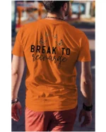 Koszulka Znajdź chwilę na odpoczynek, „Break to recharge” – Unisex