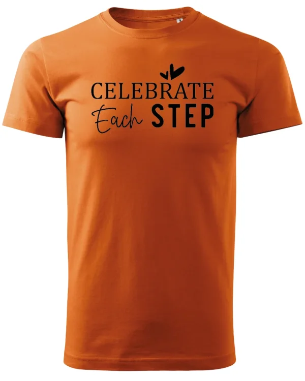Koszulka Świętuj każdy krok, „Celebrate Each Step” – Unisex