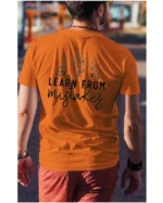 Koszulka Rozwijaj się przez błędy, „Learn from mistakes” – Unisex