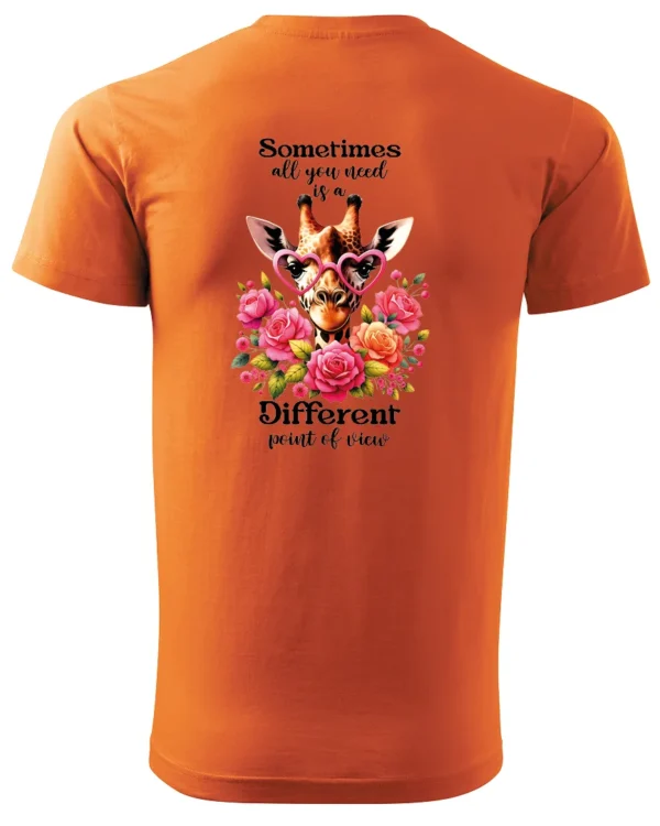 Koszulka Odkryj nowe spojrzenie, „Sometimes all you need is a different point of view” – Unisex